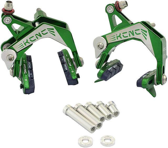 KCNC CB9 Road Caliper Brake Set (Front and Rear) Designed For Road Bike  Wide Wheel Rim, Green, SK2146