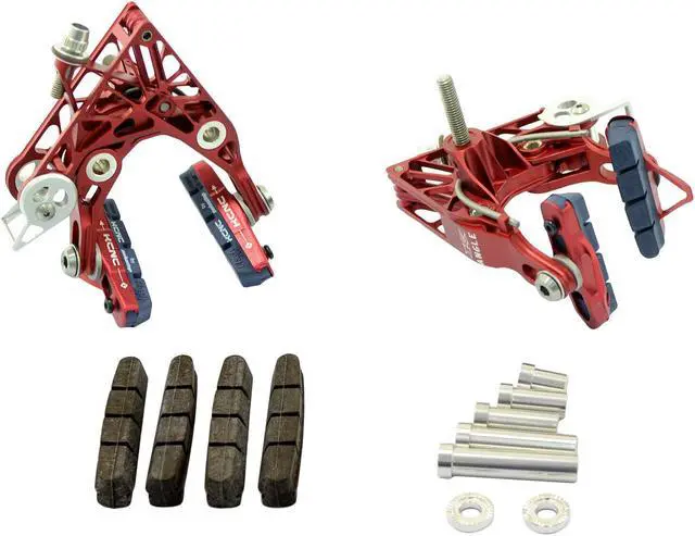 Main image of KCNC CB3 Road ANGLE Brake Set (Front + Rear), Red, CB3-R, SK2292