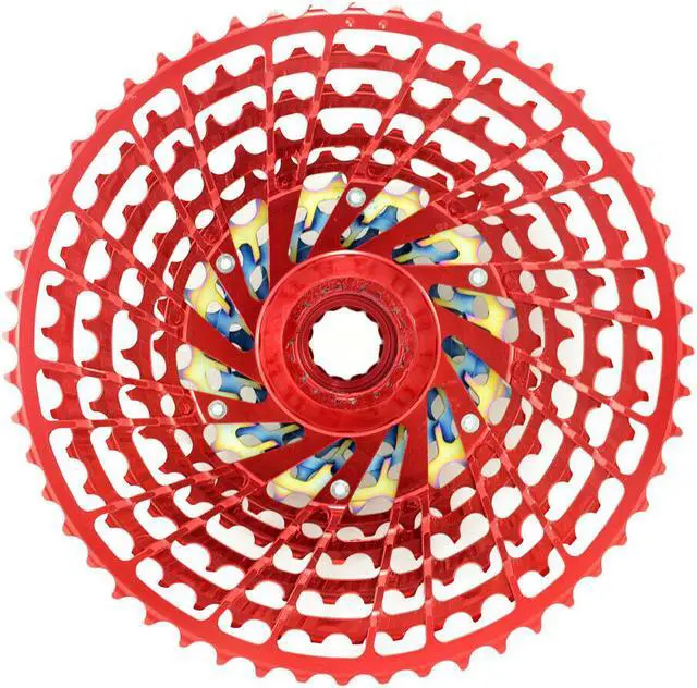 Alt view image 3 of 3 - KCNC 12 Speed Cassette 9-52 Teeth For SRAM XD Body, Red, KCS12-001R, SK2097