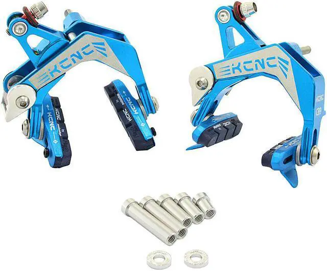 Main image of KCNC CB9 Road Caliper Brake Set (Front and Rear) Designed For Road Bike Wide Wheel Rim, Blue, SK2145