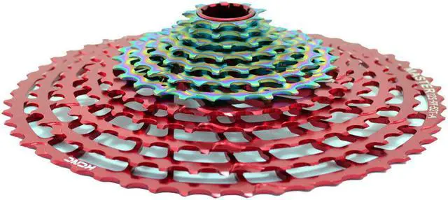 Alt view image 2 of 3 - KCNC 12 Speed Cassette 9-52 Teeth For SRAM XD Body, Red, KCS12-001R, SK2097