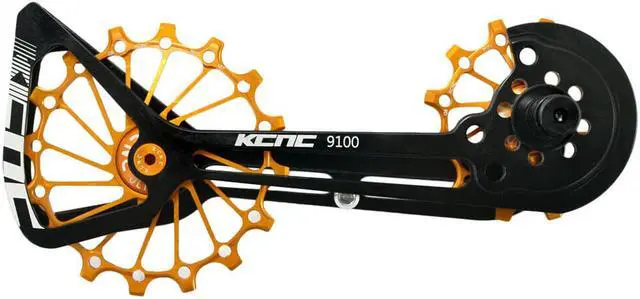 Main image of KCNC Road Oversized Pulley OSPW Cage For Shimano Dura-Ace/Ultegra R8000/R9100, Gold, KOT39-001G, SK2261