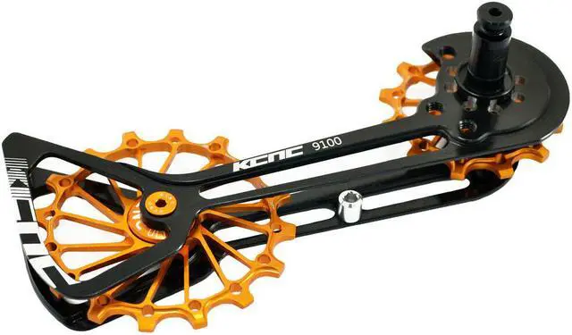 Alt view image 2 of 5 - KCNC Road Oversized Pulley OSPW Cage For Shimano Dura-Ace/Ultegra R8000/R9100, Gold, KOT39-001G, SK2261