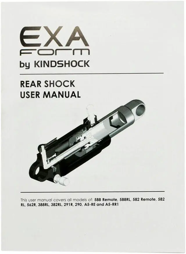 Alt view image 6 of 7 - KIND SHOCK KS EXAForm 588RL Dual Air Rear Shock With Lockout,190X50mm, VH2153