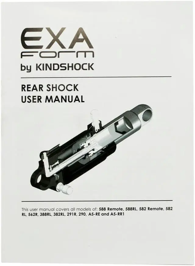 Alt view image 6 of 7 - KIND SHOCK EXAForm 588RL Dual Air Rear Shock With Lockout,165X38mm, VH2152