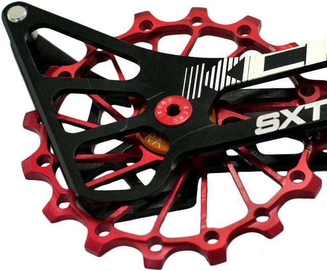 KCNC SXT MTB Cycling Bike Oversized Pulley Cage For Shimano M9000 and  M8000, Red, KOT39-004, SK1961