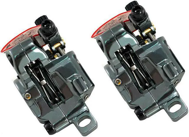 Alt view image 3 of 6 - JUIN TECH R1 Hydraulic Road CX Disc Brake set 160mm with Rotor, Front and Rear, Gray, JT1905