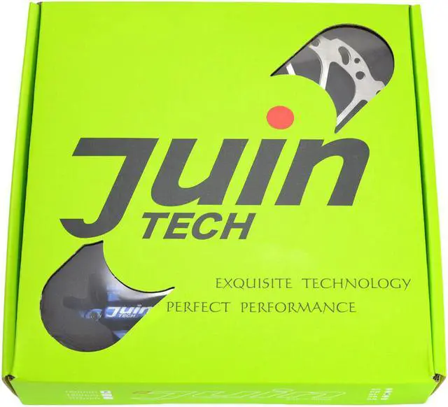 Alt view image 7 of 7 - JUIN TECH R1 Hydraulic Road CX Disc Brake set 160mm with Rotor, Front and Rear, Blue, JT1903