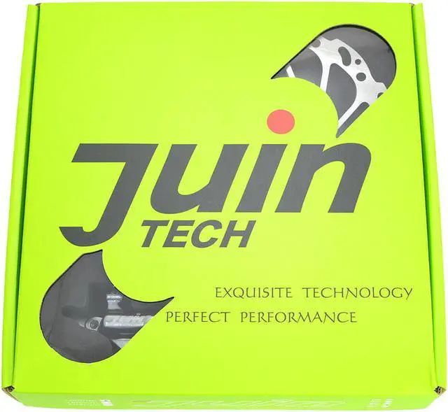 Alt view image 6 of 6 - JUIN TECH R1 Hydraulic Road CX Disc Brake set 160mm with Rotor, Front and Rear, Gray, JT1905