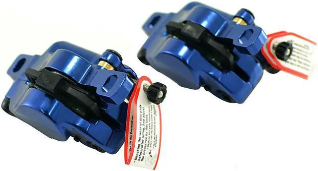 Alt view image 2 of 7 - JUIN TECH R1 Hydraulic Road CX Disc Brake set 160mm with Rotor, Front and Rear, Blue, JT1903