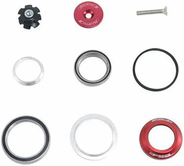 Alt view image 2 of 4 - FSA NO.42/ACB-A Orbit C-40 Integrated 1-1/8Inches to 1.5Inches ID 42/52 mm Tapered Headset, Red, XTE1512