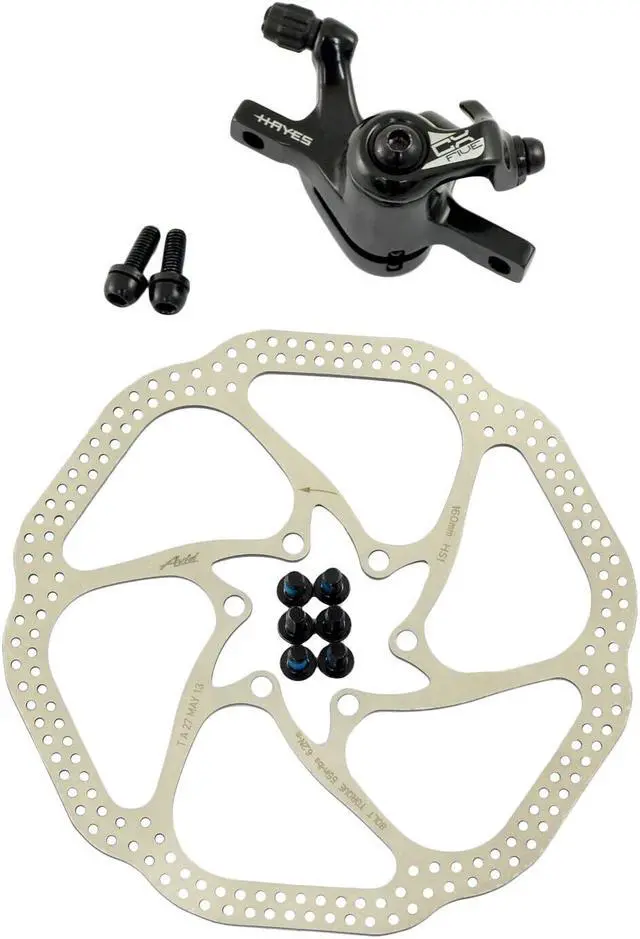 Alt view image 2 of 7 - Hayes CX 5 Road Alloy Mechancial Disc Brake Set w/ AVID 160mm Rotor (F+R) ,Black, CL2448