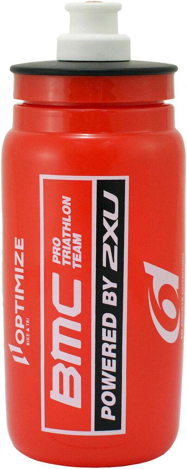 ELITE Fly Team BMC Pro Triathlon Water Bottle 550ml ,red, 2 bottles,US1601  