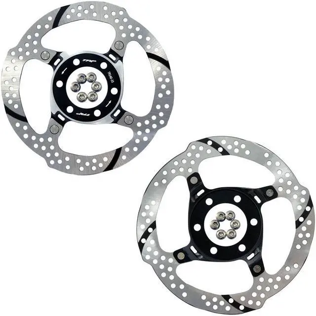Alt view image 2 of 2 - TRP TRP-33 MTB Road Bike Disc Brake Rotor 6-Bolt 140mm, 2PCs, STB2237
