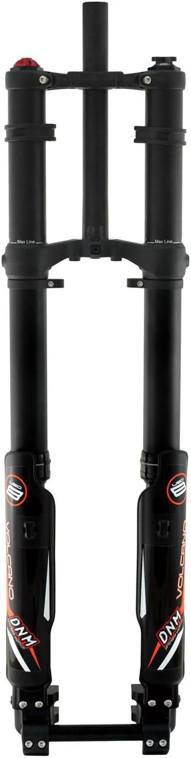 Alt view image 2 of 7 - DNM USD-8S Suspension Fork Downhill DH MTB Air 1-1/8" 203mm 20mm Axle 26" 27.5", Black, ST2561