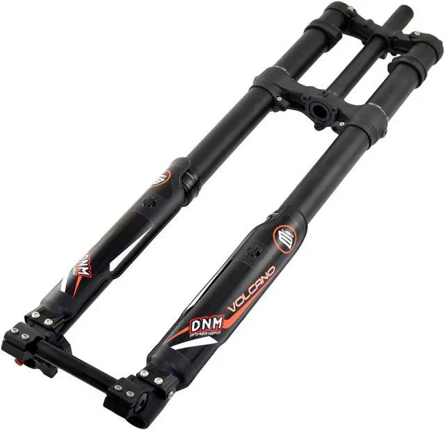 Alt view image 6 of 7 - DNM USD-8S Suspension Fork Downhill DH MTB Air 1-1/8" 203mm 20mm Axle 26" 27.5", Black, ST2561