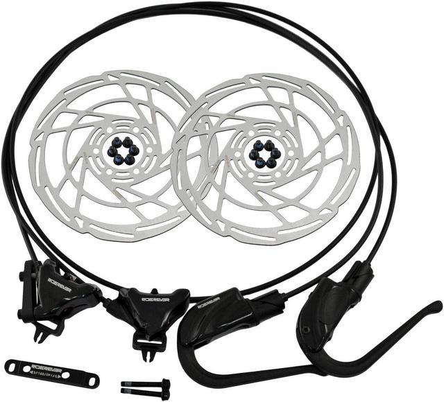 RIDEREVER Triva Carbon Lever Hydraulic Disc Brake Set Di2 For Aero Lever w/  160mm Rotors , RD2327 - Newegg.com