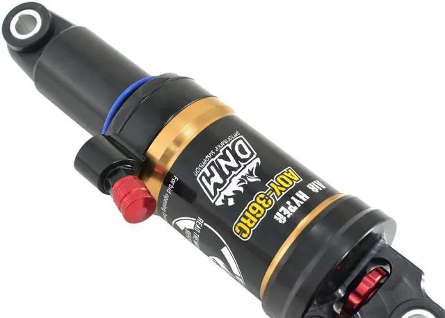 Alt view image 3 of 7 - DNM AOY-36RC Mountain Bike Air Rear Shock With Lockout 165x35mm 4-system , Gold, ST1475