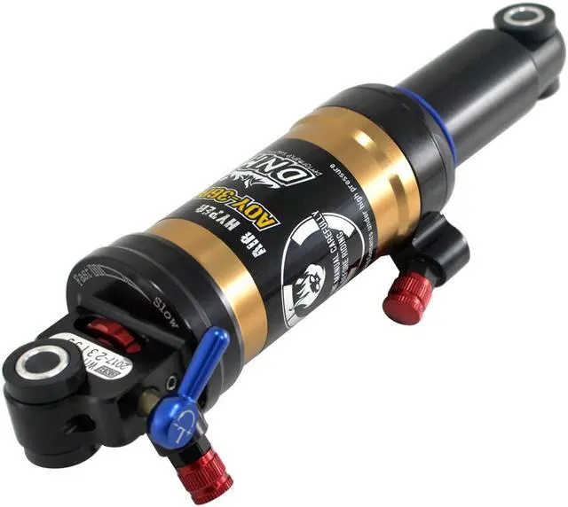 Alt view image 5 of 7 - DNM AOY-36RC Mountain Bike Air Rear Shock With Lockout 190x50mm 4-system, Gold, ST1476