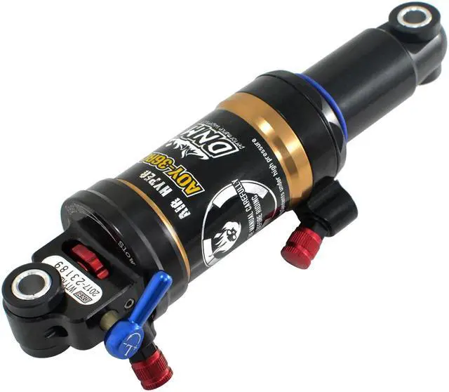 Alt view image 5 of 7 - DNM AOY-36RC Mountain Bike Air Rear Shock With Lockout 165x35mm 4-system , Gold, ST1475