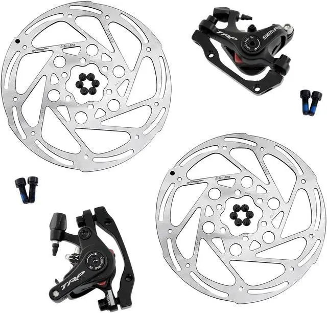 Main image of TRP SPYRE-C Road Alloy Mechancial Disc Brake Set 160mm Rotor (Front+Rear), MH1705