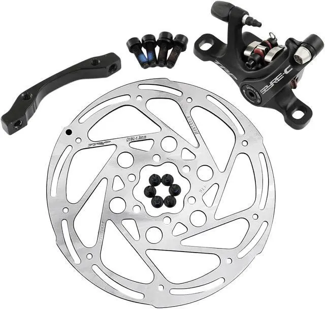 Alt view image 2 of 6 - TRP SPYRE-C Road Alloy Mechancial Disc Brake Set 160mm Rotor (Front+Rear), MH1705