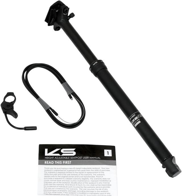 Kind Shock KS Rage-iS Suspension Dropper Seatpost w/ Remote 27.2