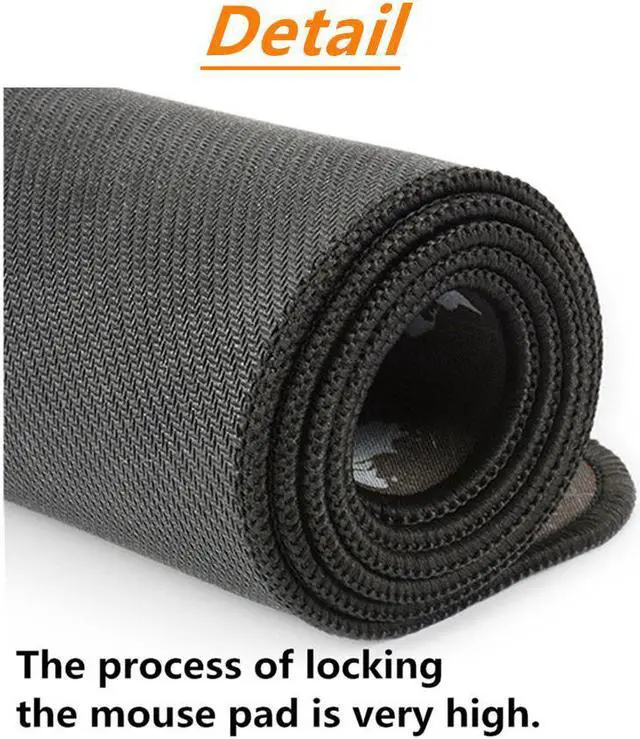 Alt view image 2 of 7 - Cloth Mouse Pad,Professional Large Gaming Mouse Pad, 024 World of Warcraft Mouse Pad,Extended Size Desk Mat Non-slip Rubber Mouse Mat 31.5" x 11.8"