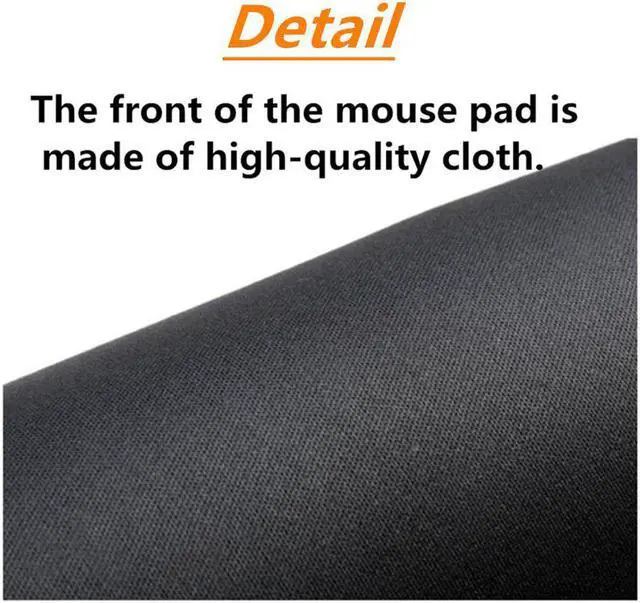 Alt view image 3 of 7 - Cloth Mouse Pad,Professional Large Gaming Mouse Pad, 024 World of Warcraft Mouse Pad,Extended Size Desk Mat Non-slip Rubber Mouse Mat 31.5" x 11.8"