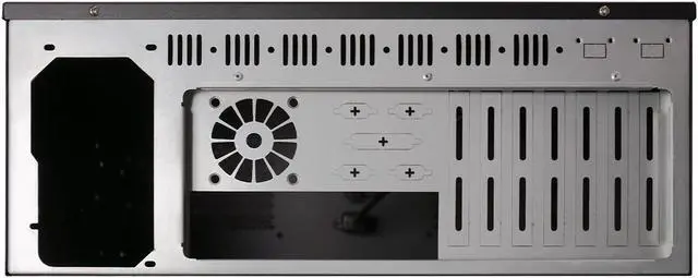 Alt view image 4 of 7 - Industrial Chassis, 4u Ultra-short Ipc Chassis 300 Deep Atx Motherboard Power Supply 7 Pcie Slots Ipc Server Chassis, Support Cryptocurrency Mining, Computer Chassis - Custom Installation Bare Case