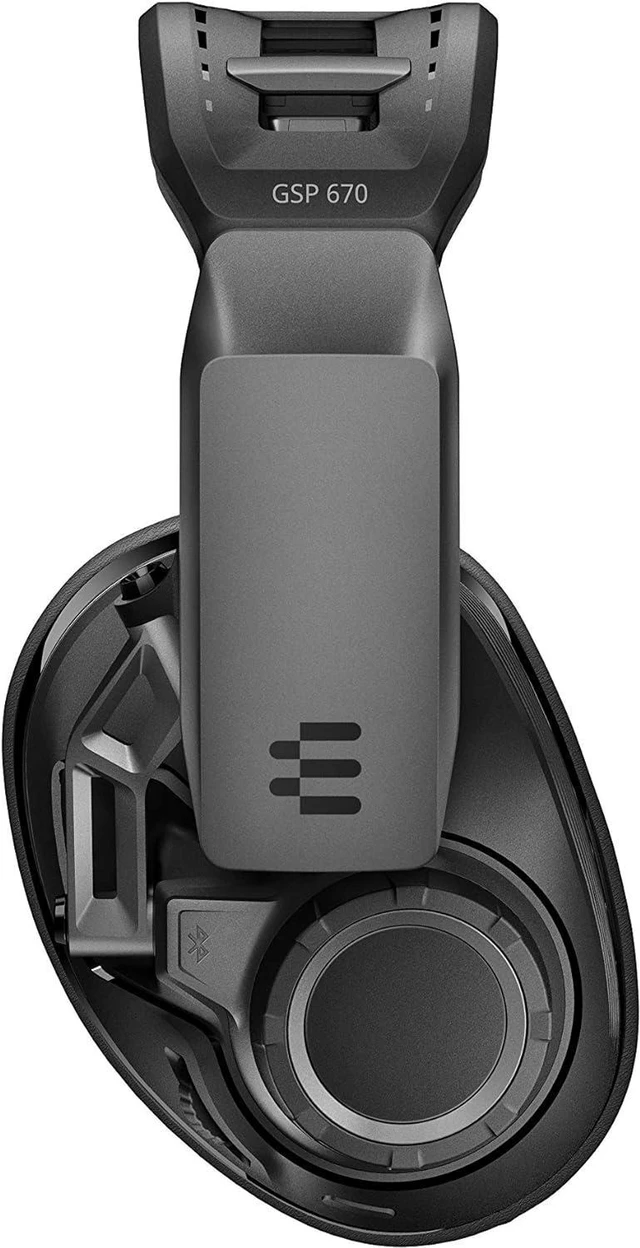 Alt view image 4 of 7 - EPOS I Sennheiser GSP 670 Wireless Gaming Headset, 20 Hour Battery Life, Lag-Free, Noise-Cancelling Mic, Flip-to-Mute, Comfortable Ear Pads, 7.1 Surround Sound, Works on PC, Mac, PS5, PS4 & Phone