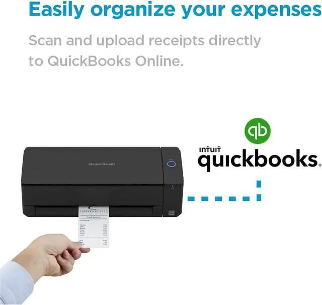 Alt view image 6 of 6 - ScanSnap iX1300 Compact Wireless or USB Double-Sided Color Document, Photo & Receipt Scanner with Auto Document Feeder and Manual Feeder for Mac or PC, Black