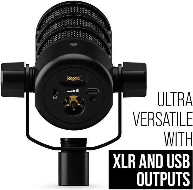 Alt view image 6 of 20 - PodMic USB Versatile Dynamic Broadcast Microphone With XLR and USB Connectivity for Podcasting, Streaming, Gaming, Music-Making and Content Creation