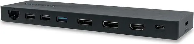 Main image of VisionTek VT2000 USB-C Docking Station, Multi Display MST Dock, 2x DP, 1x HDMI, 4x USB-A, Ethernet, SD Card, USB-C for Power Passthrough, Windows, MacOS, ChromeOS - 901284