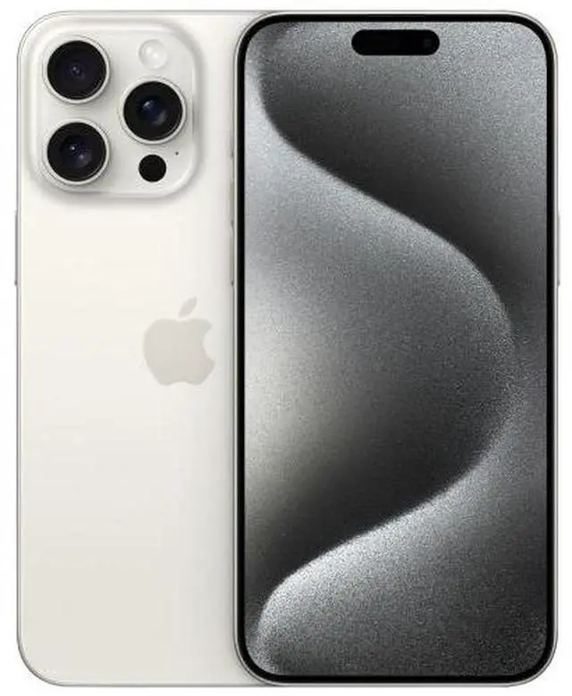 Main image of Apple iPhone 15 Pro Max 256GB - White Titanium - Unlocked - Exc