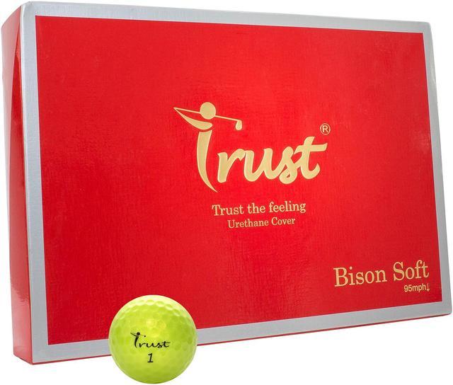 Trust Bison Soft, Urethane Covered for Swing Speed 95 mph or Slower, 3  Piece Golf Ball,
