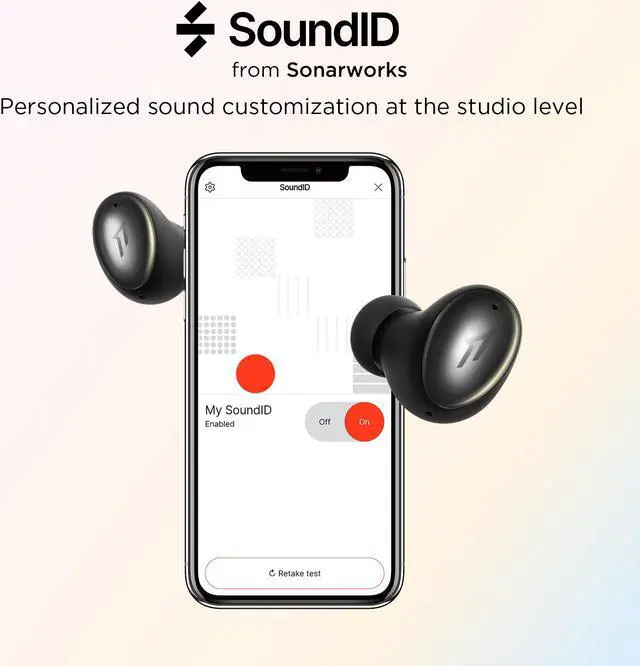 Alt view image 2 of 8 - 1MORE ColorBuds2 Active Noise Cancelling Wireless Earbuds, Bluetooth 5.2 Headphones, Sound ID, Dual Mode Noise Cancelling, CVC 8.0 for Clear Calls, Fast & Wireless Charging, IPX5, Black