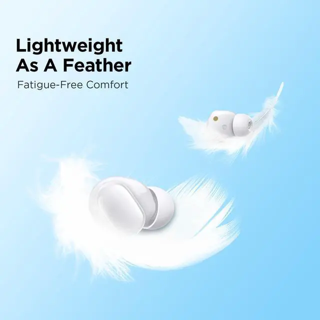 Alt view image 7 of 7 - 1MORE Omthing AirFree Buds, Wireless Earbuds Bluetooth 5.3 Headphones, 44 Hours Playtime, 8mm Dynamic Driver, Adjustable EQ Modes, Smart Noise Cancellation, White