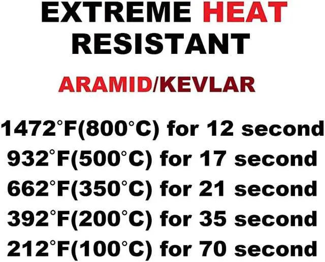 Alt view image 2 of 7 - Oven Frying Smoker Barbecue Grill BBQ Baking Cooking Grilling Gloves 932 F Extreme Heat Rated Cut Fire Resistant Glove Indoor Outdoor Extra Long Cuff Kitchen Mitts for Men Women 1pair