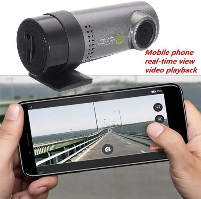Alt view image 2 of 4 - Car Dash Camera WiFi Hidden 1080P FHD 170° Wide Angle Video Recorder DVR with G Sensor Cycle Recording Motion Detect Support APP