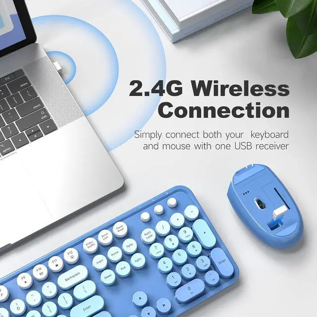 Alt view image 3 of 6 - Wireless Keyboards and Mouse Combos