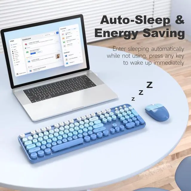 Alt view image 6 of 6 - Wireless Keyboards and Mouse Combos