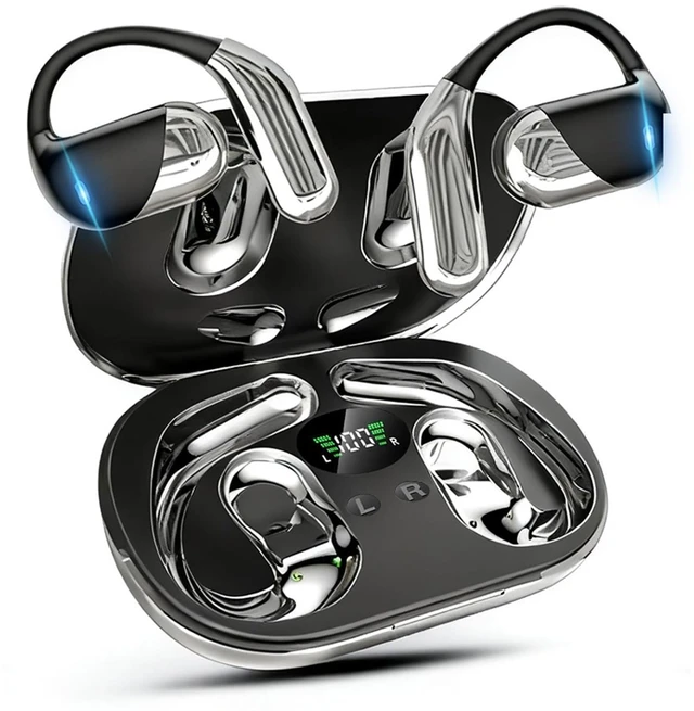 Alt view image 2 of 7 - Real-Time AI Translation Earbuds, 198 Language Translator Earbuds, Audifonos Traductores Inglés Español, 3-in-1 Translating Earbuds for Business, Travel, Language Learning, Bronz (Black)