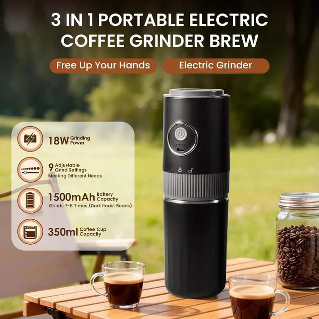 Main image of Grind & Brew All-in-One Portable Coffee Maker