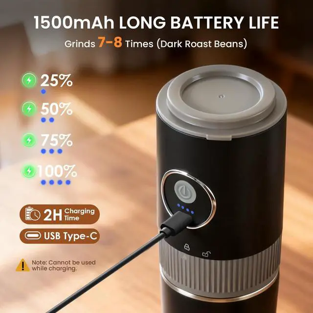 Alt view image 5 of 7 - Grind & Brew All-in-One Portable Coffee Maker