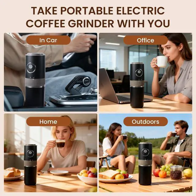 Alt view image 6 of 7 - Grind & Brew All-in-One Portable Coffee Maker