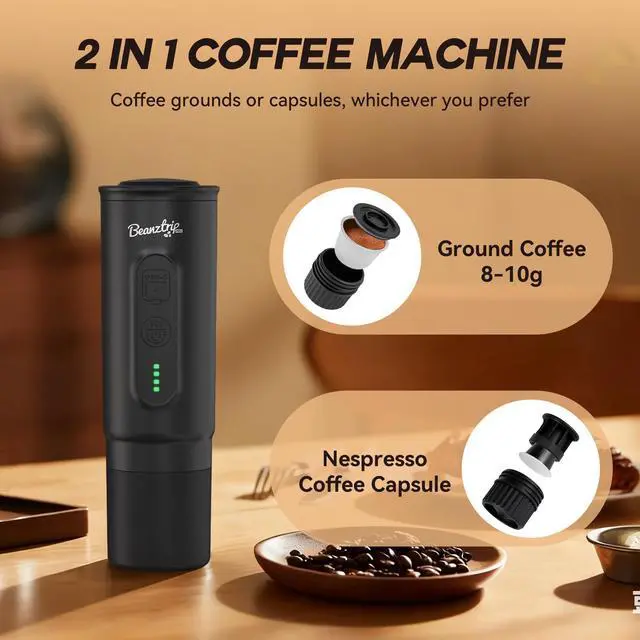 Main image of Portable Electric Espresso Maker 20Bar