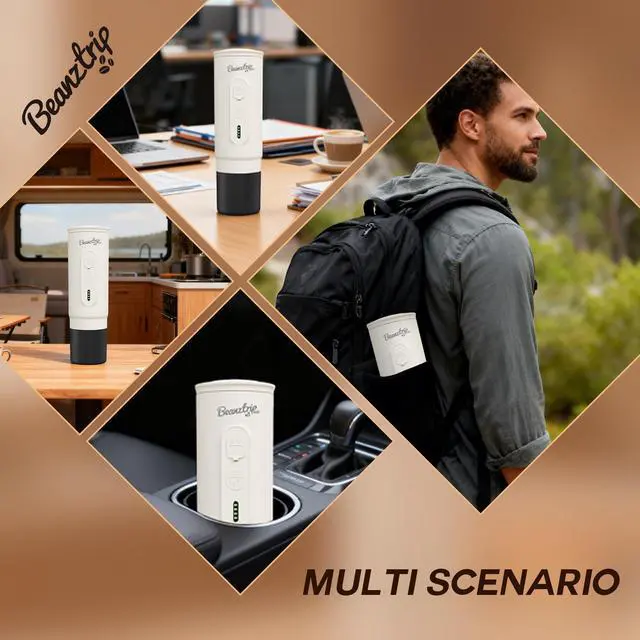 Alt view image 6 of 7 - Portable Electric Espresso Maker 20Bar