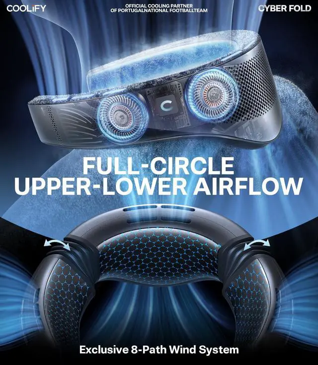 Alt view image 4 of 7 - Portable Neck Fan Rechargeable