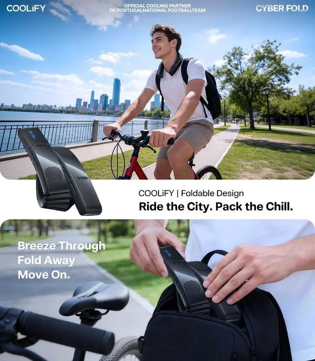 Alt view image 7 of 7 - Portable Neck Fan Rechargeable